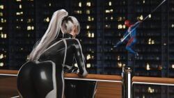 black_cat_(insomniac), black_cat_(marvel), felicia_hardy, peter_parker, spider-man