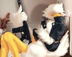 boxwater, anatid, anseriform, anthro, ar-15