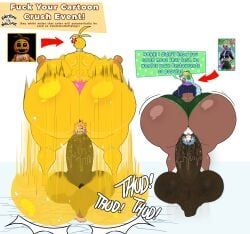 dolly_dimpley, toy_chica_(fnaf), five_nights_at_freddy's, five_nights_at_freddy's_2, smiling_friends