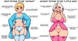 original_character, original, ultimate_waifu_project, 2girls, babydoll