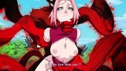 inner_sakura, sakura_haruno, uzumaki_naruto, uzumaki_naruto_(four_tails_form), naruto