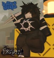 robloxian, two_time, forsaken_(roblox), roblox, roblox_game