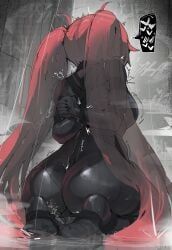 original, kajoki, 1girl, bdsm, black_bodysuit