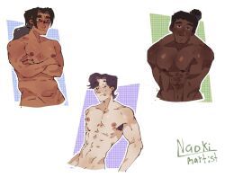 alec_(disventure_camp), hunter_(disventure_camp), will_(disventure_camp), disventure_camp, naoki_rartist