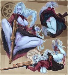vindicta_(deadlock), deadlock, snowyfeline, 1girls, ass