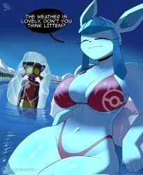 eeveelution, glaceon, litten, pokemon_(species), pokemon