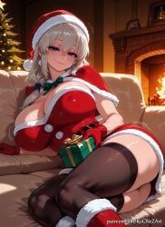 uzaki_tsuki, christmas, patreon, uzaki-chan_wa_asobitai!, rognezart