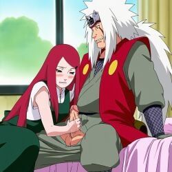 jiraiya, uzumaki_kushina, naruto_(series), naruto_shippuden, thefarai