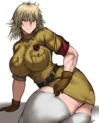 seras_victoria, hellsing, batako, belt, blonde_hair