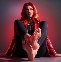 scarlet_witch, wanda_maximoff, marvel, marvel_zombies, barefeet
