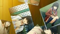 asada_shouko, panchira_teacher, 1girls, ashamed, bangs