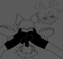 deltarune_freedom_edition, razor_xo, ass_view, back_view, latex_suit