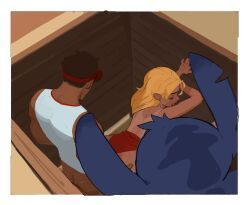 lifeguard_(lilo_and_stitch), stitch, lilo_and_stitch, amugea, 1boy