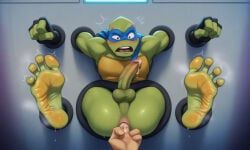 leonardo, rise_of_the_teenage_mutant_ninja_turtles, teenage_mutant_ninja_turtles, anal_fingering, angry