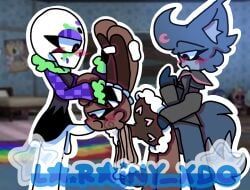cocoa_(dandy's_world), eclipse_(dandy's_world), ribecca_(dandy's_world), blushcrunch_studio, dandy's_world