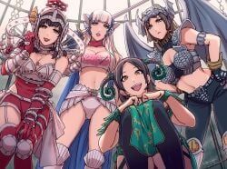 evil_spirit_princess_denus, kegalesia, mele_(juken_sentai_gekiranger), shelinda, steerswoman_shelinda