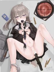 m200_(girls'_frontline), girls'_frontline, sawkm, 1girl, acog