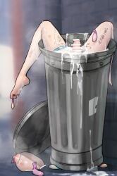 stelle_(honkai:_star_rail), trash_can_(honkai:_star_rail), honkai:_star_rail, abandoned, after_sex