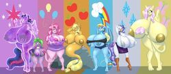 applejack_(mlp), barb_(mlp), fluttershy_(mlp), mane_six_(mlp), pinkie_pie_(mlp)