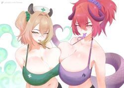 grape_(vtuber), nimi_nightmare, indie_virtual_youtuber, cersea9, 2girls