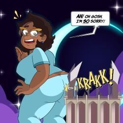 camila_noceda, the_owl_house, nasiri_(artist), accident, ass_focus