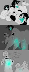 knox_(bileshroom), penn_(masochistfox), spooky_month, bileshroom, 1boy