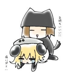 coo_erhard, coo_erhard_(chibi_dog_form), piyoko, di_gi_charat, 1boy