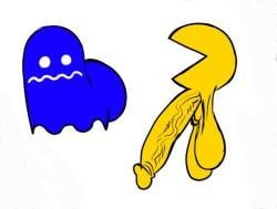 pac-man, turn-to-blue, aggie.io, pac-man_(series), voideyedpanda