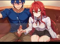 arisa_(corruptor_princess), kael_(corruptor_princess), corruptor_princess, 1boy, 1girls