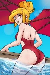 robin_(iconoclasts), iconoclasts, bogar, bikini, bikini_pull