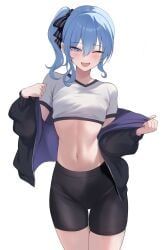 hoshimachi_suisei, hololive, hololive_japan, fawny, 1girls