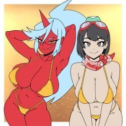 kanan_yuki, kneesocks_(psg), yuuki_kanan, digimon, digimon_story:_time_stranger