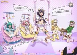 araga_kiwi, hanabishi_haruka, hiiragi_utena, leopard_(mahou_shoujo_ni_akogarete), magia_azul