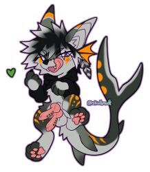 rick_marks, 2_penises, anthro, anus, aquatic