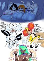 bliss_utonium, blossom_(powerpuff_girls), bubbles_(powerpuff_girls), buttercup_(powerpuff_girls), princess_morbucks