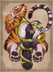 master_tigress, master_viper, dreamworks, kung_fu_panda, reagan_long
