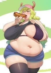 lucoa, lucoa_(maidragon), kobayashi-san_chi_no_maidragon, miss_kobayashi's_dragon_maid, better_with_salt