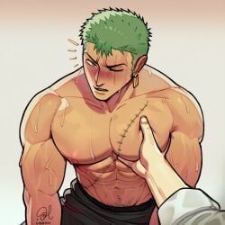 roronoa_zoro, vinsmoke_sanji, one_piece, vidrith, 2boys
