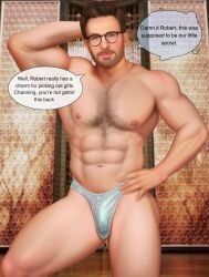 chris_evans, oscars_(ceremony), gay, text_bubble, thong