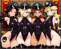 pauline, princess_daisy, princess_peach, princess_rosalina, mario_(series)
