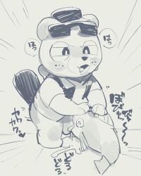c.j._(animal_crossing), animal_crossing, nintendo, masshiro, anthro