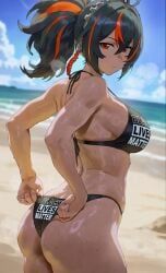 zhu_yuan, black_lives_matter, zenless_zone_zero, 1female, 1girl