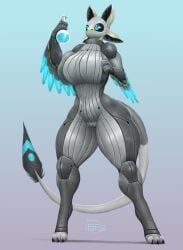 avali, borisfed, 1girls, 4_ears, anthro
