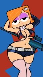 debbie_turnbull, yoko_littner_(cosplay), cartoon_network, robotboy, tengen_toppa_gurren_lagann
