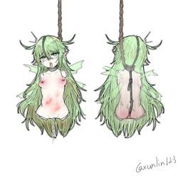 leaf_(black_souls), 4_wings, amputee, anal_hook, anus