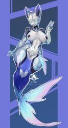 shanher, anthro, ball_gag, barcode, barcode_on_pubis
