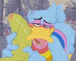 queer_duck_(character), queer_duck_(series), duckbrained, ambiguous_species, anatid