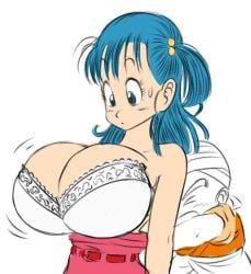bulma, bulma_(dragon_ball), bulma_briefs, krillin, kuririn