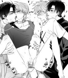 ivan_(alien_stage), till_(alien_stage), alien_stage, 4boys, crying