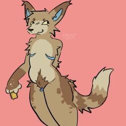 chemicalcreature, andromorph, anthro, arm_tuft, belly
